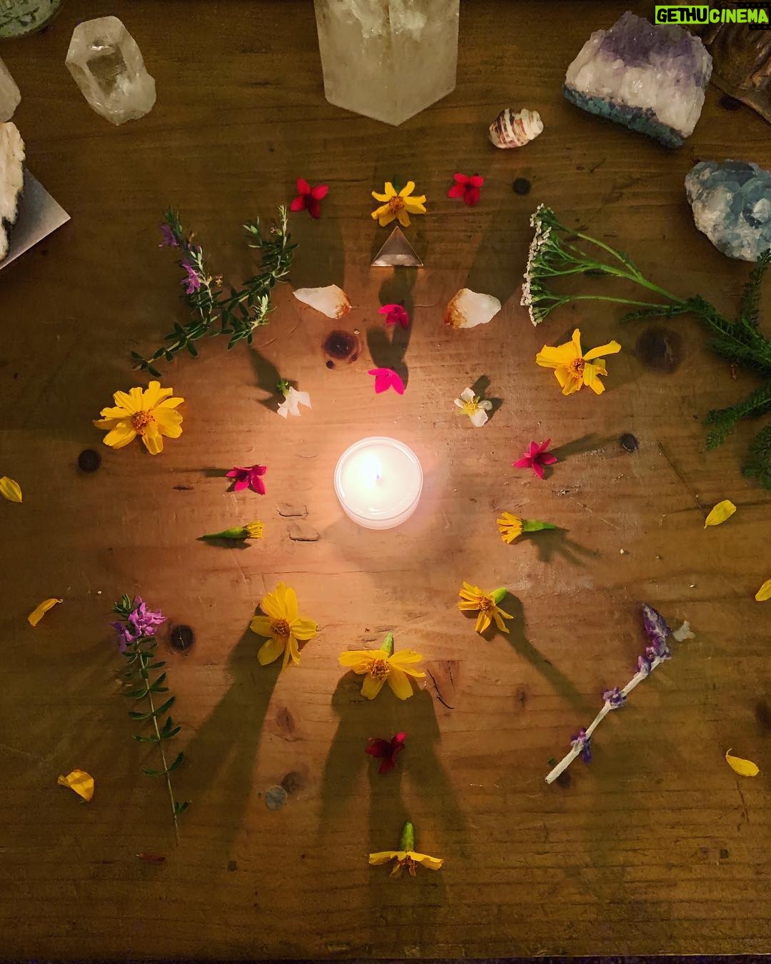 Brit Morgan - 2.4K Likes - Beltane Altar ✨✨✨🧚♀️ (#beltane is a Celtic holiday that in the northern hemisphere marks the halfway point between the spring solstice and summer. It’s a celebration of abundance, fertility, and magic) #intuitiveplantmedicine #🌸