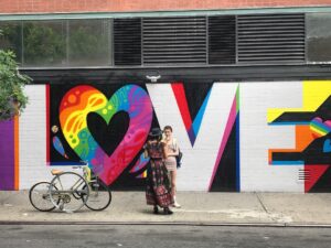 Brit Morgan Instagram - So much love in the air. Happy #pride from NYC 💜❤️💛💚💙