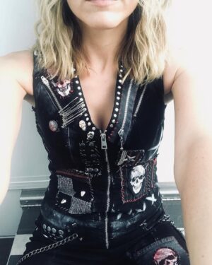 Brit Morgan Instagram - My 16 year old self is obsessing over my wardrobe. If anybody needs a safety pin let me know. #riverdale