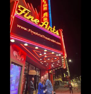 Brit Morgan Instagram - It was so special to see our short film on the big screen for the first time at @ladyfilmmakers festival. I’m thinking so much about all the people who made it possible to get to this point. So many favors and people who donated their talent or money or time. An insanely talented crew and a cast of actual superstars. I feel like I hit the jackpot, especially for my first time directing. 

There were a lot of firsts in this project. My first time directing and @emilyanneburton first time writing/starring in a film. You can only say it’s your first time once so in honor of that…I’m so grateful for all the strangers, friends and family who have invested and supported us filming something of our own. Who had faith and trust in us even if we wobbled or answered a question with “I don’t know” or “what do you think”. 

One of the greatest gifts in the world is getting to tell our own stories. And to do it with people you love outside the machine of hollywood is just beyond. 

Thank you @ladyfilmmakers  for the most incredible festival experience and for the honorable mention. And congrats to our love @leahmlewis for winning Best supporting actress!!

Special special thanks to @tengstagram @_johnfitzpatrick @mustardcookies @hannah.vandijk @kierstenelizabeth @loscarrillosproductions and @nataliemoralesloves who I couldn’t imagine doing this without. 

And of course to @kimmyerin for the suit of my dreams. 
 
🩵✨💕