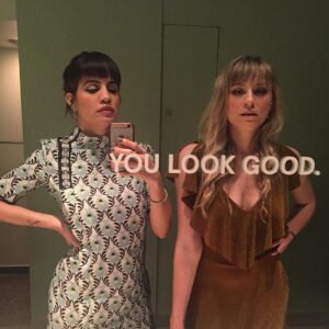 Brit Morgan Instagram - 😎#Repost By @nataliemoralesloves : "Thank you for having us @glossier ! I think @msbritmorgan and i clean up ok. Thanks to @kimmyerin for making me look like a real girl. 
#nataliemoralesloves
#artcrawl
#britmorgan 
Thanks @intothegloss & @emily_ferber !"