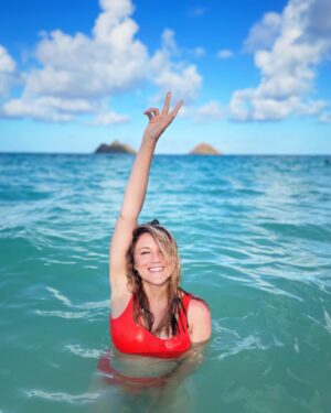 Brit Morgan Instagram - The heart opening, renewing, purifying feeling of being in (and feeling held by) the ocean. 🧜‍♀️ 🧡