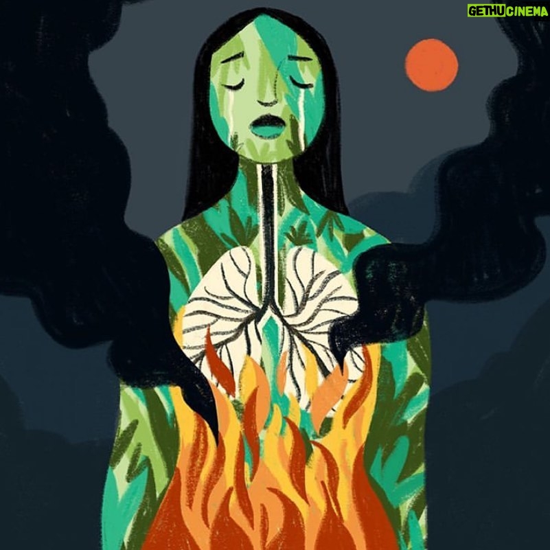 Brit Morgan - 2.1K Likes - 💔 Link in bio to donate to @amazonwatch who works to protect our rainforest and climate by supporting indigenous peoples. Amazonwatch.org /donate Art by @giovanamedeiros #prayforamazonia #savetheearth