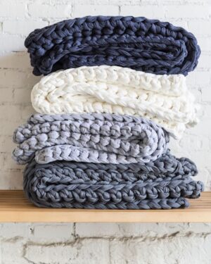 Brittany Ishibashi Instagram - Who needs a hug?? Or the comforting feeling of a cuddly animal on your lap? A moment of calm? 

I’ve been wanting to try out the benefits of a weighted blanket and am so happy to have found @sheltered.co ✨ All of their blankets are thoughtfully hand-crocheted in Los Angeles from 100% deadstock fabric. No weird fillers or beads here! And the open weave means you can have your #weightedblanket comfort and stay cool 😎 Pamela Hunter (the radiant light behind this company) started making weighted blankets out of pure love and you can truly feel the care and heart that goes into each and every one!

Whether you're feeling anxious, in need of a peaceful time-out from the world, or just looking for a better night's sleep— let #shelteredco help and wrap you up in a big blanket hug 🤗 

#hugslikeamother #weightedblanket #handmade #selfcare 

Have you entered our giveaway? You can win one of these beautiful weighted blankets (along with some other special self-care treats!) four posts back ✨ Good luck!!✨