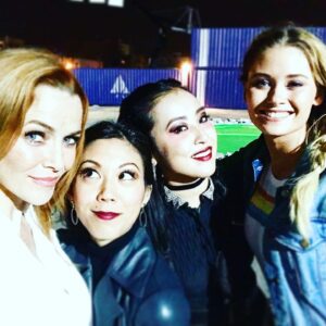 Brittany Ishibashi Instagram - Missing my @marvelsrunaways fam ❤️ 

#nationalsuperheroday #marvelsrunaways @hulu @marvel