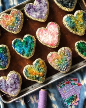 Brittany Ishibashi Instagram - Sparkly Cookies to bring some magic to your feed ✨ 

I mean, how gorgeous and happy-making are these treats from @goodvibescookieco? 

They’re cookies? WHAT?!? 

Yes.

And they taste just as special as they look. Bite into luscious shortbread, a silky layer of frosting and the crunchy confectionary crystal— and damn, you’ll feel delicious inside and out. 

Each cookie is a hand-painted piece of art, inspired by a real crystal. Each one is special and unique— just like us 😉 

These crystal cookies were started as a project of love from a mama to her kids — and now #GoodVibesCookieCo is sharing that same spirit with the world! 

Support small businesses! Support women-owned businesses! And as Jodi says, “Honor your magic, trust the universe, and, when in doubt, eat the cookie!”

✨Which crystal cookie is calling to you?? Enter our #GIVEAWAY (3 posts back) to win some of these tasty treasures along with some incredible #CleanBeauty treats from @AngelaCagliaSkincare and @EverEdenBrand. 

✨ 🧿💗U ✨ 

#goodvibes #cookies #honoryourself #celebrateyourself #selfcare #supportsmallbusiness #supportwomeninbusiness and #eatthecookie 💎💫🍪