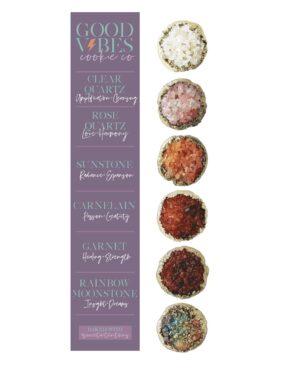 Brittany Ishibashi Instagram - Sparkly Cookies to bring some magic to your feed ✨ 

I mean, how gorgeous and happy-making are these treats from @goodvibescookieco? 

They’re cookies? WHAT?!? 

Yes.

And they taste just as special as they look. Bite into luscious shortbread, a silky layer of frosting and the crunchy confectionary crystal— and damn, you’ll feel delicious inside and out. 

Each cookie is a hand-painted piece of art, inspired by a real crystal. Each one is special and unique— just like us 😉 

These crystal cookies were started as a project of love from a mama to her kids — and now #GoodVibesCookieCo is sharing that same spirit with the world! 

Support small businesses! Support women-owned businesses! And as Jodi says, “Honor your magic, trust the universe, and, when in doubt, eat the cookie!”

✨Which crystal cookie is calling to you?? Enter our #GIVEAWAY (3 posts back) to win some of these tasty treasures along with some incredible #CleanBeauty treats from @AngelaCagliaSkincare and @EverEdenBrand. 

✨ 🧿💗U ✨ 

#goodvibes #cookies #honoryourself #celebrateyourself #selfcare #supportsmallbusiness #supportwomeninbusiness and #eatthecookie 💎💫🍪