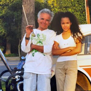 Brook Kerr Instagram - He would have loved this time of protest & fighting for equal rights. 
Standing up to injustice, the establishment & racism. 
Inappropriate most of the time, but you always knew how he really felt. 
It was precisely part of his charm. 
Equal parts ornery as admirable.
Always brought me flowers to my graduation.... every year. 
The craziest hair and quick to do a jitterbug spin, requested or not. 
And let’s not forget, a car he was ‘fixing up’ in the yard of everyone he knew. 
Full of life, laughter & opinions!
And, of course, bragging on his families accomplishments was a must. 
I miss you. 
His parting sentiment: “I tried to tell ‘em”

Love you, Rex 🖤

#happyfathersday