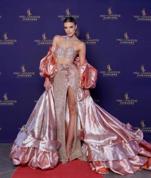 Brooke Bruk-Jackson Instagram - As my reign ends, I am so full of gratitude for all of your love and support throughout my journey. The past 8 months have felt like the most vivid dream and it has been an absolute honor, privilege, and immense joy to wear our country’s name across my chest. Zimbabwe will always be engraved in my heart 🇿🇼❤️

A huge thank you to the talented @zarguesia for this unreal gown, you are incredibly talented❤️ #metgala
