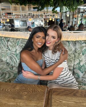 Brooke Bruk-Jackson Instagram - It was so awesome catching up with my miss universe sister and roommate @brooke_brukjackson 
It’s giving Universe vibes ✨🌌

#missuniverse #missuniverse2023 #missuniversesouthafrica #missuniversezimbabwe #sisters #roommates
