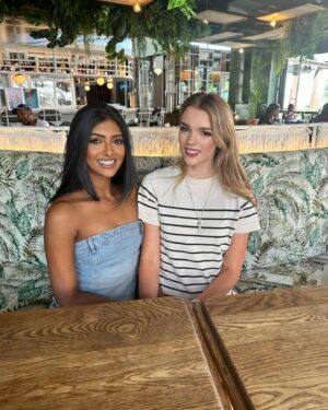 Brooke Bruk-Jackson Instagram - It was so awesome catching up with my miss universe sister and roommate @brooke_brukjackson 
It’s giving Universe vibes ✨🌌

#missuniverse #missuniverse2023 #missuniversesouthafrica #missuniversezimbabwe #sisters #roommates