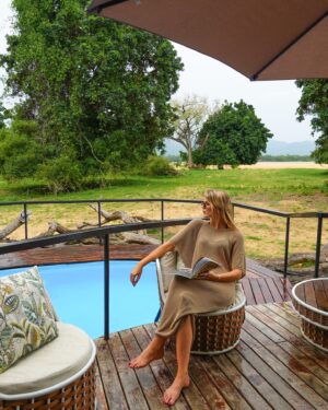 Brooke Bruk-Jackson Instagram - Unwind, relax and soak in the views at @manapoolssafarilodge 🌿🦋🌞