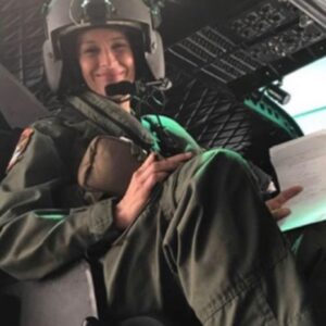 Brooke Langton Instagram - I loved learning to be a navy 🚁 pilot on @thelastshiptnt .  Such respect for the four real female black hawk pilots we were honoring!