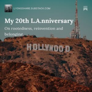 Brooke Lyons Instagram - Oh hi. I made a Substack. I’ve been having a lot of fun creating this offering, and now I’m ready to share it with you. ✨ What the hell is a Substack? It’s a blog. A newsletter, if you like. Mine’s mostly narrative nonfiction with a focus on experiences in Hollywood, memory & identity, womanhood & motherhood, and assorted existential musings.⁣
⁣
Why this? Why now? ✨ Head over to the ABOUT section. It’s all there.⁣
⁣
Wait, who are you and what’s your deal? ✨ Read AN INTRODUCTION. That covers it.⁣
⁣
What should I read first? ✨ MY 20TH L.A.NNIVERSARY is a good representation of my vibe, so you can decide whether it’s for you.⁣
⁣
What else? ✨ If you want to know about Hollywood, read LITTLE FISH. If you’re a mother, read BEACH DAY. If your family’s a little dysfunctional, read ROSE-TINTED. If you like witch shit, read WITCH MOMMY PLANS A CLASS PLAYDATE.⁣
⁣
Do I have to pay? ✨ Nope! You can read without subscribing, or subscribe for free. You can also choose a paid subscription if you want the podcast version & other extras.⁣
⁣
That’s all for now. Link in bio. Sending you love.