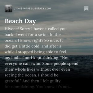 Brooke Lyons Instagram - Oh hi. I made a Substack. I’ve been having a lot of fun creating this offering, and now I’m ready to share it with you. ✨ What the hell is a Substack? It’s a blog. A newsletter, if you like. Mine’s mostly narrative nonfiction with a focus on experiences in Hollywood, memory & identity, womanhood & motherhood, and assorted existential musings.⁣
⁣
Why this? Why now? ✨ Head over to the ABOUT section. It’s all there.⁣
⁣
Wait, who are you and what’s your deal? ✨ Read AN INTRODUCTION. That covers it.⁣
⁣
What should I read first? ✨ MY 20TH L.A.NNIVERSARY is a good representation of my vibe, so you can decide whether it’s for you.⁣
⁣
What else? ✨ If you want to know about Hollywood, read LITTLE FISH. If you’re a mother, read BEACH DAY. If your family’s a little dysfunctional, read ROSE-TINTED. If you like witch shit, read WITCH MOMMY PLANS A CLASS PLAYDATE.⁣
⁣
Do I have to pay? ✨ Nope! You can read without subscribing, or subscribe for free. You can also choose a paid subscription if you want the podcast version & other extras.⁣
⁣
That’s all for now. Link in bio. Sending you love.