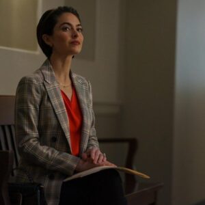 Brooke Lyons Instagram - Quietly sitting in a courthouse or quietly playing with fire? You decide! 🔥 #ReasonableDoubtHulu #playingwithfire