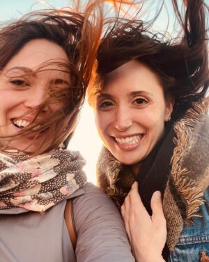 Brooke Nevin Instagram - This one, right here. Aligning me with all that’s whimsical, and silly and alive. 
Love it most when we’re side-by-side.  Happy Birthday Sis! 
So grateful you’re mine.