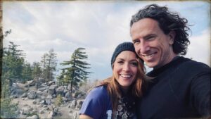 Brooke Nevin Instagram - 12⚡️12

Happy Birthday to my moon-beam-dancing, post-it-love-note leaving, puppy papa-ing, wild haired celebrator of compassion, silly abandon and all things that inspire awe.

Let’s spend another year climbing to spots with great vistas, smoochin’ in front of fancy doorways and expressing states of being with our tongues, ‘kay? 

💜 the heck outta you @traynorland