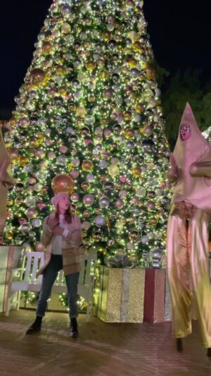 Brooke Nevin Instagram - Sometimes, you just gotta give in to the spirit of the season…

#dancingwiththestars 
#holidayedition 
#wingingit 
🌟😆🌟

👯‍♂️choreography & infectious good cheer: @calistiltsent
Rockin’ 🎺🎵: @wstska 
Tree lighting extravaganza ✨🎄✨: @unionstationla 
🎥 & hot cocoa connoisseur: @traynorland