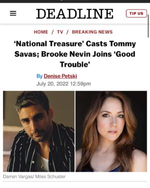 Brooke Nevin Instagram - This makes it extra official but I’ve been officially thrilled to be working with the Good Trouble tv family for months now!