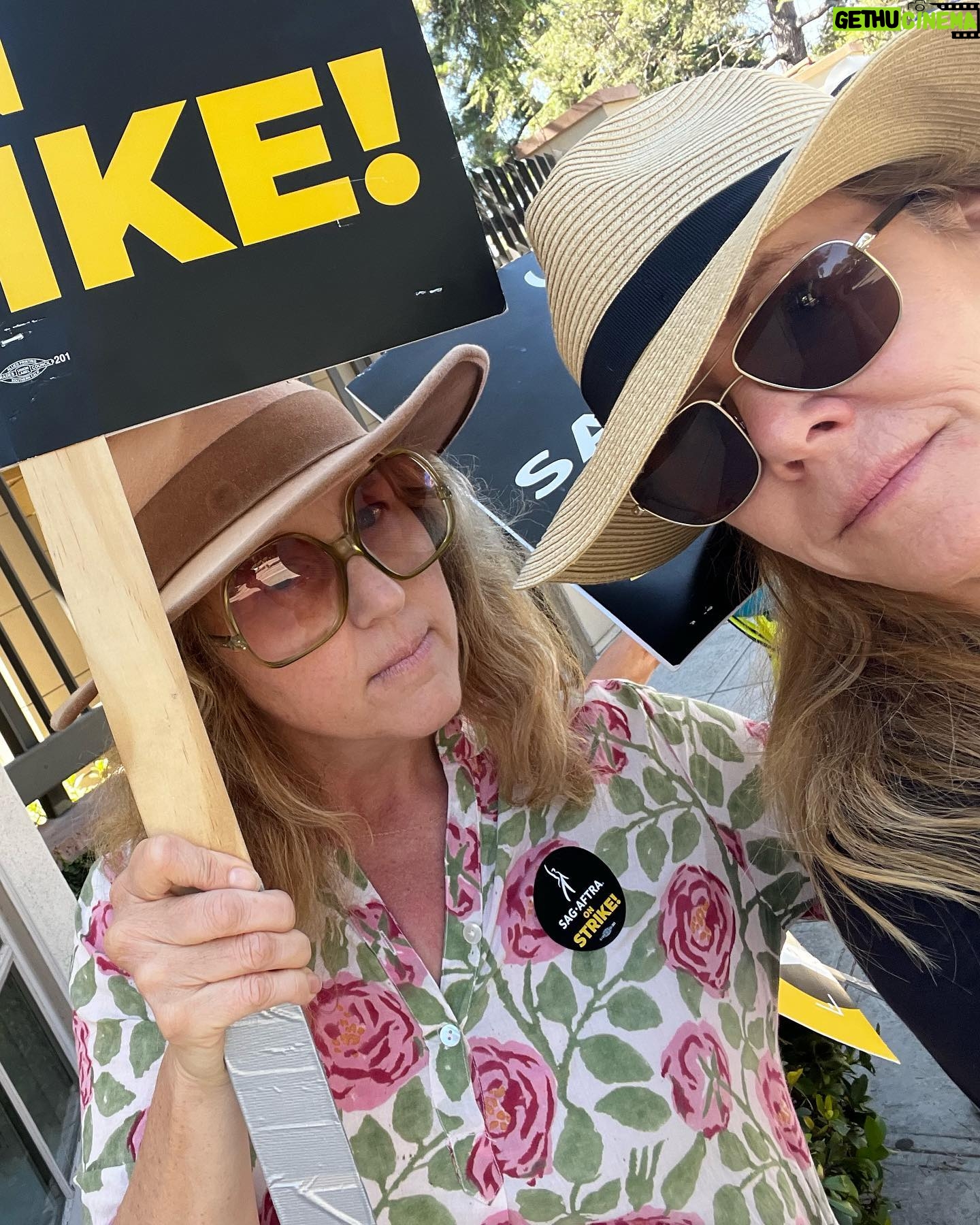 Brooke Smith - 829 Likes - Today on the picket line at Warner Brothers. Always better with friends ❤️ @romyrosemont @fredmolina9953
#sagaftrastrong @sagaftra #wgastrong @wgawest