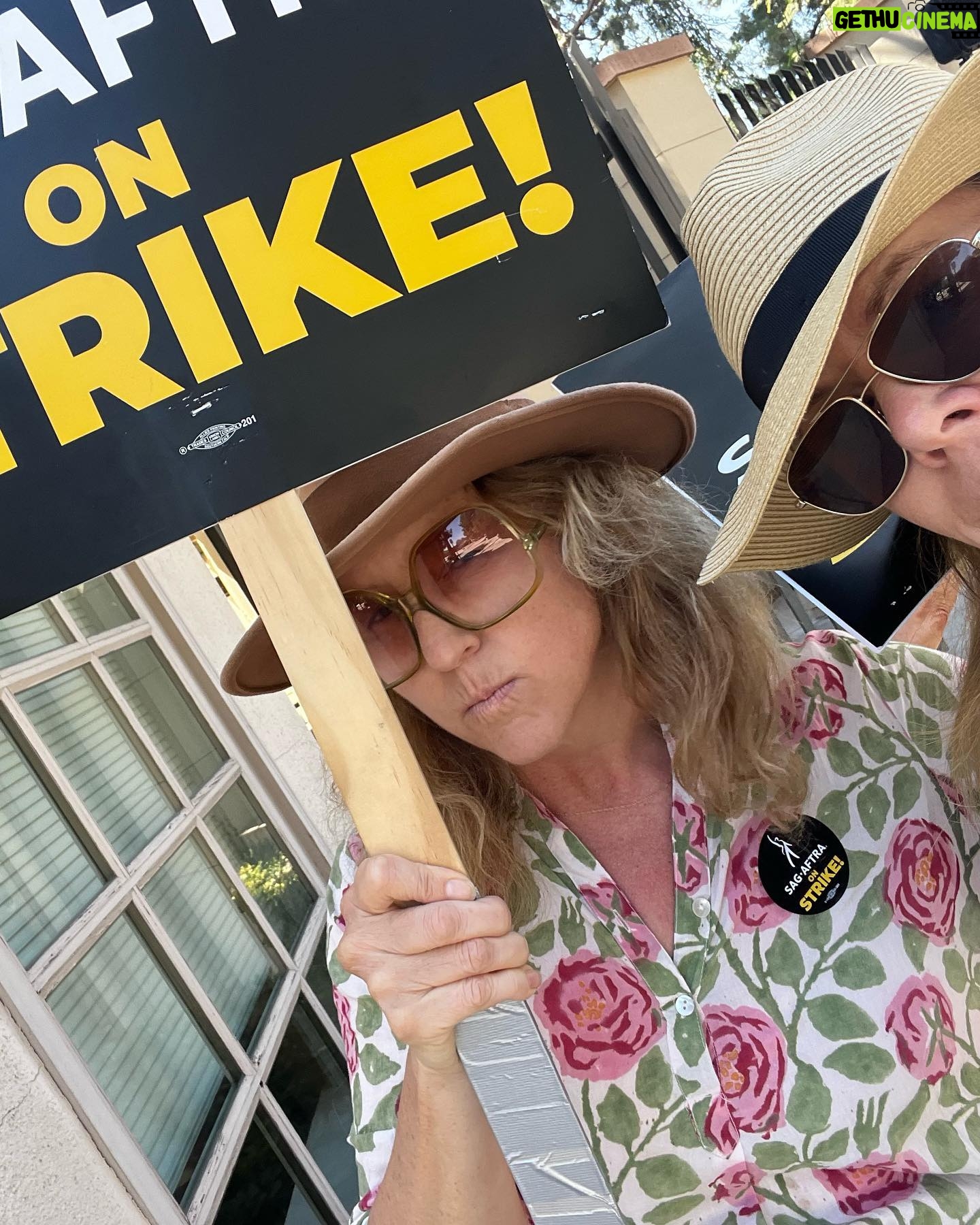 Brooke Smith - 829 Likes - Today on the picket line at Warner Brothers. Always better with friends ❤️ @romyrosemont @fredmolina9953
#sagaftrastrong @sagaftra #wgastrong @wgawest