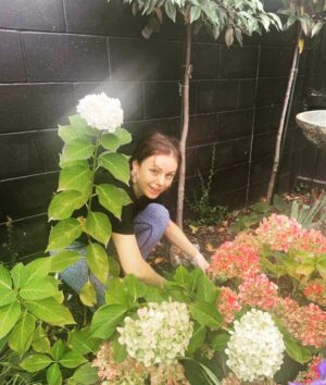 Brooke Williams Instagram - Where I’d rather be. Permanently. In a house made of flowers. Just gentle thoughts and petals. There’s nothing more magic than growing things.