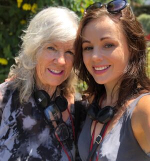 Brooke Williams Instagram - The most radiant beautiful queen holding small anxious jellyfish 😂. And not much has changed! Happy Mother’s Day Mum. You are the best human and I love you so much. Also, sheesh I have a lot of photos of us drinking. Thank you for putting up with me Mama. See you soon ❤️