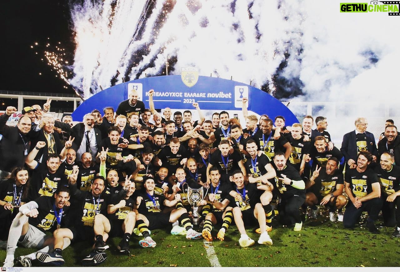 Bruno Alves - 4.2K Likes - One the best finals I could be present and win with less 1 player make it even more special and valuable making history after last double winning (league , cup)45 years ago .it was all there the energy , sacrifice , commitment , carácter , mutual help , passion , ambition and effort , this are attitudes and behaviors that the great champions have and we have it so much , no one can win alone so thank you to @aekfc_official Mr President ,Aek family , coach and is staff ,players , board members all the supporters all the club members , staff and club workers to make this possible !