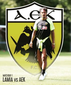 Bruno Alves Instagram - Time is coming let’s put all our energy and support our team our players our coaches our club @aekfc_official , let’s do it all together !