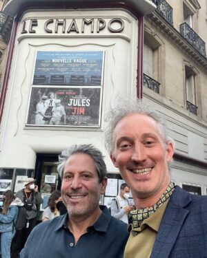Bruno Gouery Instagram - Shooting in this iconic Theater, Le Cinema Le Champo, was a dream come true.

Darren Star captured the best pictures and spirit of Paris to share it to the entire world. As a Parisian it means a lot to me.

Merci Darren.