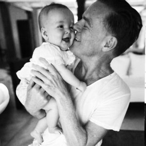 Bryan Adams Instagram - My little goddaughter ❤️ #godfather #ilovelittlepeople