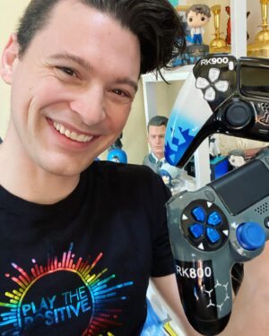 Bryan Dechart Instagram - Year 4 Begins NOW on Twitch.tv/DechartGames (link in bio) with these gorgeous custom RK800 / RK900 controllers from @gamestyling who makes the BEST customs (and a few of this limited edition series are still available)
.
We’re playing #TheWitcher3 Saturdays & Sunday we complete #LittleNightmares2 before we start #UntilDawn next week!
.
#twitch #stream #streamer #videogames #gamer #gaming #livestream #youtube #games #DetroitBecomeHuman #Connor #BryanDechart #AmeliaRoseBlaire #Traci #QuanticDream #PlayStation #SaveTheFish #PS4 #PS4Pro #ConnorArmy #DechartGames #custom #controllers