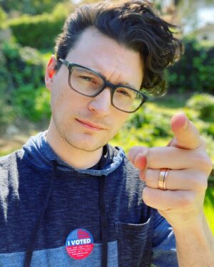 Bryan Dechart Instagram - Vote! #ConnorArmy Vote! #DechartGames Vote! Today is the US Primary Election. Whenever you are given the opportunity to use your voice by voting, DO IT!