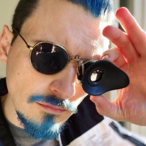Bryan Dechart Instagram - So much fun playing #Cyberpunk Red TTRPG yesterday on Twitch! This is my character “24/7” with his remote drone vision glasses. 
.
Join us LIVE today on Twitch.tv/DechartGames (link in bio) as we complete Little Hope at Noon PT. 
.
Next Saturday we’ll start #SpiderMan #MilesMorales and complete #ResidentEvil 2 on Sunday!
.
#DetroitBecomeHuman #Connor #BryanDechart #AmeliaRoseBlaire #Traci #QuanticDream #PlayStation #SaveTheFish #PS4 #PS4Pro #ConnorArmy #DechartGames #twitch #stream #streamer #videogames #gamer #gaming #livestream #youtube #games #cyberpunk2077 #cyberpunkred