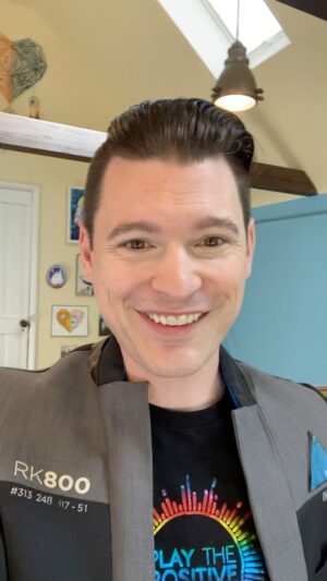 Bryan Dechart Instagram - ⭕️🤖 Celebrate 4 Years of #DetroitBecomeHuman on http://Twitch.tv/DechartGames (link in bio) as we 100% the Flowcharts, Sign Prints & give away epic #ConnorArmy prizes every hour! #DechartGames