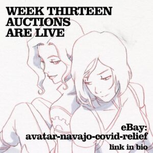 Bryan Konietzko Instagram - AT LONG LAST, the Avatarverse Week Thirteen Charity Auctions are live! LINK IN BIO. 💙⬇️💙 Four amazing LOK original drawings (paired with printouts of the roughs) by the incredible Lauren Montgomery @thebestlaurenmontgomery are *FINALLY* up for auction. Sorry for the huge delay, but there was a glitch in the matrix with service fees between eBay and PayPal that took some sorting out. A huge thanks to my partner on these charities and the Indigenous Environmental Network for working with some nice folks at eBay to get this sorted so we can get back to raising money for these great causes. 🙏 These auctions will end this Saturday evening. 100% of the proceeds will be split evenly between the Navajo Nation Covid-19 Relief Fund and Black Lives Matter. Thanks in advance to everyone who bids and also: PLEASE VOTE!!! ⚡️☑️⚡️ #charityauction #avatar #thelegendofkorra #lok #tlok #originaldrawing #korra #asami #korrasami #suyin #beifong #opal #metalclan #zaheer #pli #minghua #redlotus