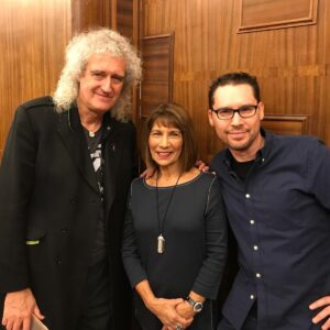 Bryan Singer Instagram - Honored to have #kashmirabulsara #frediemercury 's sister on set. #queen #brianmay @brianmayforreal #bohemianrhapsody