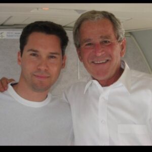 Bryan Singer Instagram - Former #president #georgewbush and I on a flight from #seoul #korea