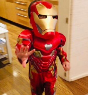 Bryan Singer Instagram - #Halloween #ironman #tonystark our son’s decision.  He knows what he likes!