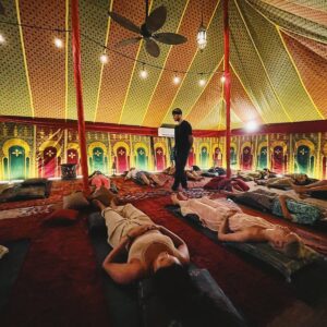 Bryant Wood Instagram - Your direction is more important than your speed. Gratitude Tent Takeover @nomadetulum @planetbibi @whoisbreathing 

Direct message me if you are in Tulum! We are having a private event March 2nd 2:22EST for Cosmic Love with @virginiasalaskastilio @sulaika @kylelipton and myself. 🌬🤍🕊 #tulum #mexico