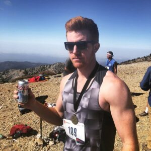 Bryce Eilenberg Instagram - Labor day for me was a 7 mile 4000ft race to the top of Mt. Baldy.  An angel at the top had the foresight to bring some beers for the finishers before we had to trek back down the mountain.  Road marathon legs unsurprisingly don't transition to mountain climbing legs within a week so I had to bequeath my head to head imaginary championship belt to @bpacker87, but the race was a lot of fun and had it's fair share of nice views.  Now I shall add some mileage for a nice 50k coming up in Oklahoma in October.  Pumpkins incoming! #mtbaldyruntothetop #mtbaldysummit #mtbaldy