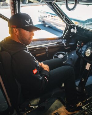 Bubba Wallace Instagram - Bubba Wallace spent some time at the Dover Air Force Base ahead of this weekend’s race in Delaware. We appreciate the time the U.S. Air Force spent with us and hope to go as fast as Xfinity. #FlyFightWin #ForwardTogether