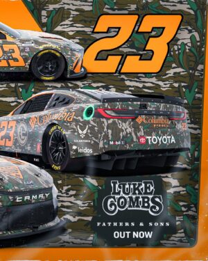 Bubba Wallace Instagram - @bubbawallace is taking @lukecombs out to the race track in his No. 23 Camry. #NASCAR