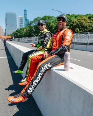Bubba Wallace Instagram - Chicago so far, race day ready 👊🏾