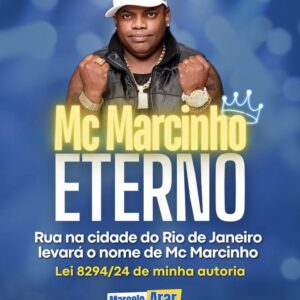 Buchecha Instagram - O vereador Marcelo Arar , prestou Uma bela homenagem ao nosso querido @mcmarcinho que agora terá nome de rua na cidade do Rio de Janeiro , ele merece todas as homenagens !!!
Parabéns 🙌🏾👏🏾👏🏾👏🏾🙏🏾