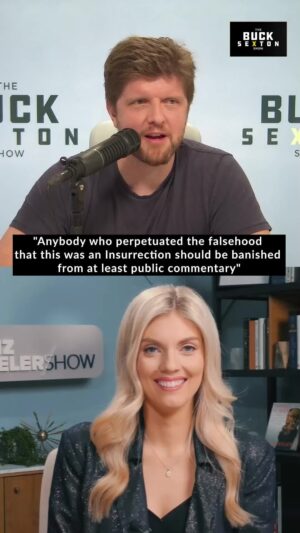 Buck Sexton Instagram - Listen to the full podcast with @officiallizwheeler by clicking the link in bio! #BuckSexton #TheBuckSextonShow #LizWheeler #Conservative
