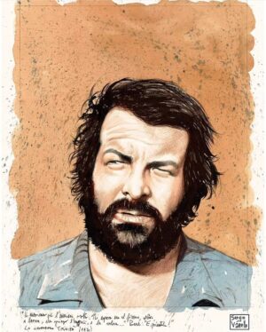 Bud Spencer Instagram - Grazie a tutti i nostri Fan! - Art by Sergio Vanello