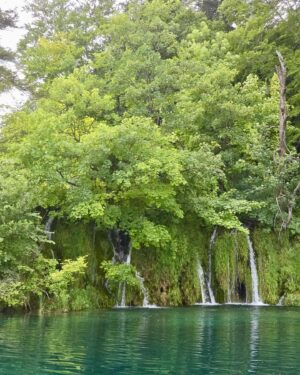 Bülent İnal Instagram - Plitvice göllerindeydik bugün. Burayı bulan ve bu deneyimi bize yaşatan @melissinal ♥️