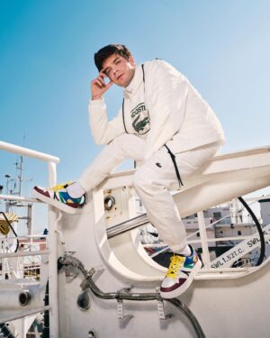 Burak Can Instagram - Hareketin ilhamı @lacoste #L005 sneaker koleksiyonundan geldi.! 🐊🤙🏼 #findyourmove #işbirliği